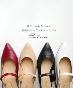 Pointer 日本製 本革ベルト付きミュール