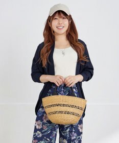 Tiaclasse L 【洗える】アソートプリントワイドパンツ