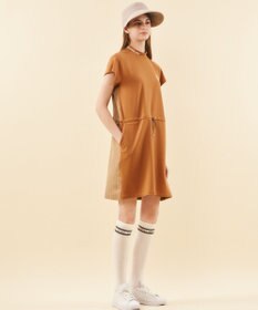 23区GOLF 【WOMEN】【吸水速乾/UVケア】モックネック ワンピース