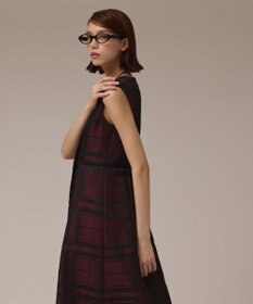 GRACE CONTINENTAL シャドーチェックワンピース