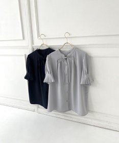 Feroux 【洗える】リボンスキッパー ブラウス