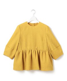 23区 S 【一部店舗限定/洗える】プレザンスジャカード ペプラム ブラウス