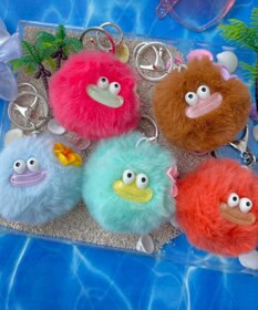 WEGO アゲアゲハイビスカスモンスターぬいぐるみキーホルダー