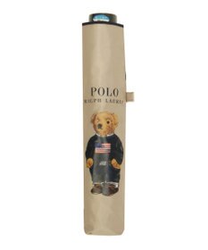 MOONBAT 【軽量】POLO RALPH LAUREN 遮光 晴雨兼用 折りたたみ日傘 無地 ポロベア