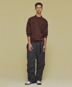 UNFILO MENS ライトウォーム ニットポロ