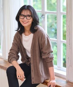 WEGO 【WEB限定/2025年秋冬新作//洗濯可/MLサイズ展開/ユニセックス着用ITEM】ドロップショルダーカーディガン