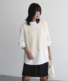 Green Parks ＳＥＴ２点　ニットベスト＋ロンＴＥＥ