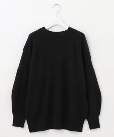 自由区 L 【洗える】ウールカシミヤブレンド ボートネックプルオーバー