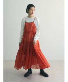 Green Parks armonia.ティアードシアーキャミワンピース