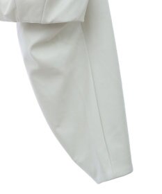 Green Parks フェイクレザーショートブルゾン