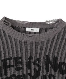 WEGO クラッシュリブBIGニットプルオーバー