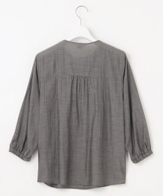 J.PRESS LADIES 【洗える・速乾・接触冷感】リライムライトローン フリル ブラウス