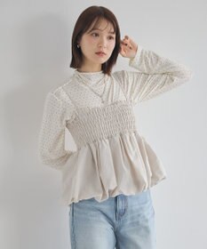 earth music&ecology バルーンビスチェ