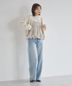 earth music&ecology バルーンビスチェ