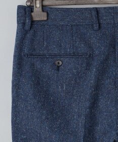 GOTAIRIKU 【MARLANE/マルラーネ】ウールシルク ホームスパン スーツ（ネイビー）