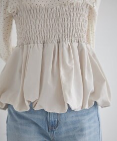 earth music&ecology バルーンビスチェ