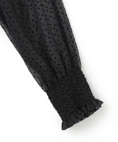 23区 【APPLAUDIR】シアードットフロッキー ボウタイリボンドレス