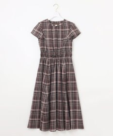 ANY SIS 【洗える】シアーチェック ワンピース