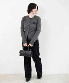 woadblue ＜坪田あさみさんコラボ＞SALUU サルーノアール /デニムパンツ ブラック