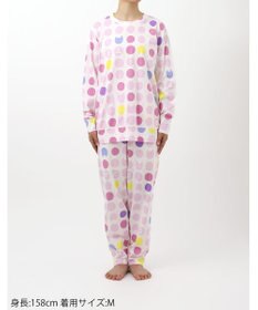 tsumori chisato SLEEP ツモリチサト パジャマ 長袖 長ズボン ルームウェア 綿100%(本体) 天竺素材 薄手 上下セット かぶりタイプ tsumori chisato SLEEP UDX554 /ワコール