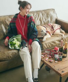 23区 【滝沢眞規子さん着用/洗える】ピュアカシミヤ タートルネック ニット