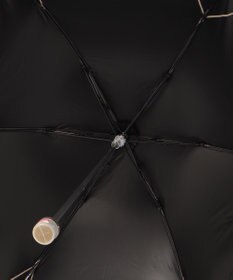 MOONBAT 【フルラ （FURLA）】晴雨兼用折りたたみ日傘 バイカラーロゴ刺繍 一級遮光 UV