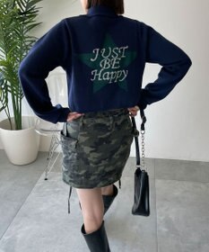 WEGO WZIPスターモチーフニット