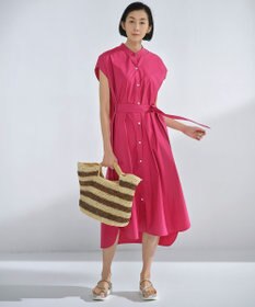 自由区 【丈が選べる！】カスタマイズ シャツワンピース 116㎝