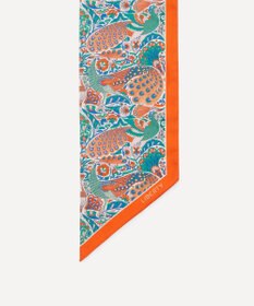 LIBERTY. オスカー パレス 15x100 リボン シルク スカーフ