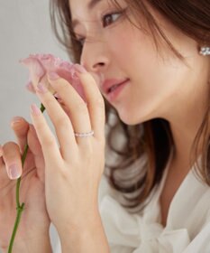 Tiaclasse 【安田美沙子さん着用】オーロラストーンワンラップリング