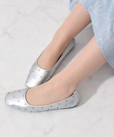 Bridget Birkin 【Bridget Birkin】ドットビジューフラットシューズ