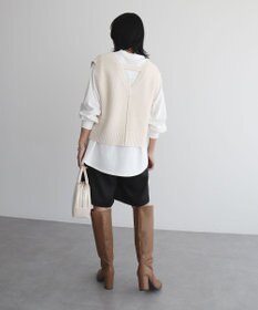 Green Parks ＳＥＴ２点　ニットベスト＋ロンＴＥＥ