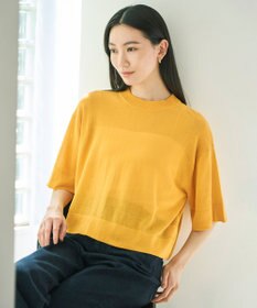 UNFILO L フロスティコットン クロップド プルオーバー