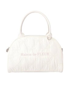 Maison de FLEUR リボンキルティング2Wayボストンバッグ