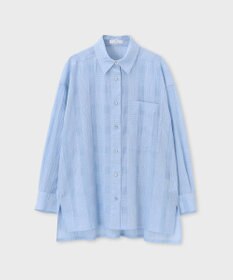 Paul Smith ワッシャーチェック シアー 長袖 シャツ