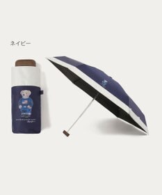 MOONBAT 【WEB限定】POLO RALPH LAUREN(ポロ ラルフローレン) 晴雨兼用日傘 折りたたみ傘 コンパクト ポロベア 一級遮光 遮熱 UV