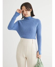 Green Parks ・Ｐｅｔｉｔ　Ｆｌｅｕｒ　ボトルネックリブニット