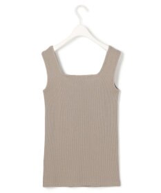 ICB 【WEB限定カラーあり・洗える】 ブロードステッチリブ タンクトップ