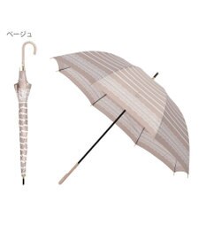 MOONBAT 【雨傘】ランバン　オン　ブルー (LANVIN en Bleu) ボーダー レース 長傘