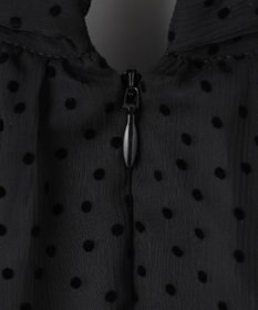 23区 【APPLAUDIR】シアードットフロッキー ボウタイリボンドレス