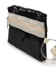 LeSportsac MULTI POUCH WRISTLET/ベージュ/ブラックシャイン/メレンゲ