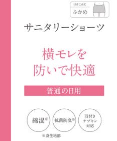 Wing サニタリーショーツ　ボーイレングスタイプ　羽付きナプキン対応　はきこみ丈ふかめ　ウイング／ワコール　EC8430