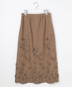 自由区 S 【SHIHOさん着用】エンブロイダリー スカート