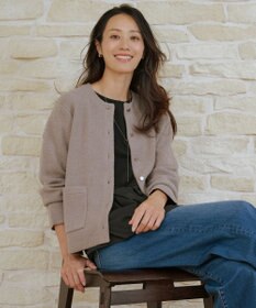 J.PRESS LADIES L 【WEB限定カラーあり】レイヤードジャージー フレア カットソー