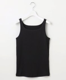 自由区 L 【洗える】ソフトリブ タンクトップ