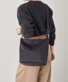 russet ナイロンジャガード2WAYショルダーバッグ(CE-1693)