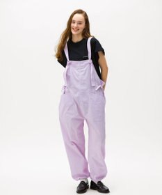 LENO  CANDY STRIPE SALOPETTES / ストライプサロペット