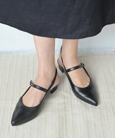 Pointer 日本製 本革ベルト付きミュール