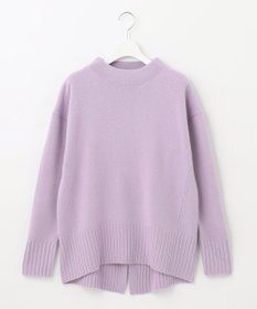 自由区 【洗える】ウールカシミヤブレンド オフネックプルオーバーニット