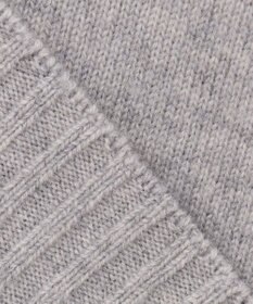 自由区 【洗える】ウールカシミヤブレンド オフネックプルオーバーニット